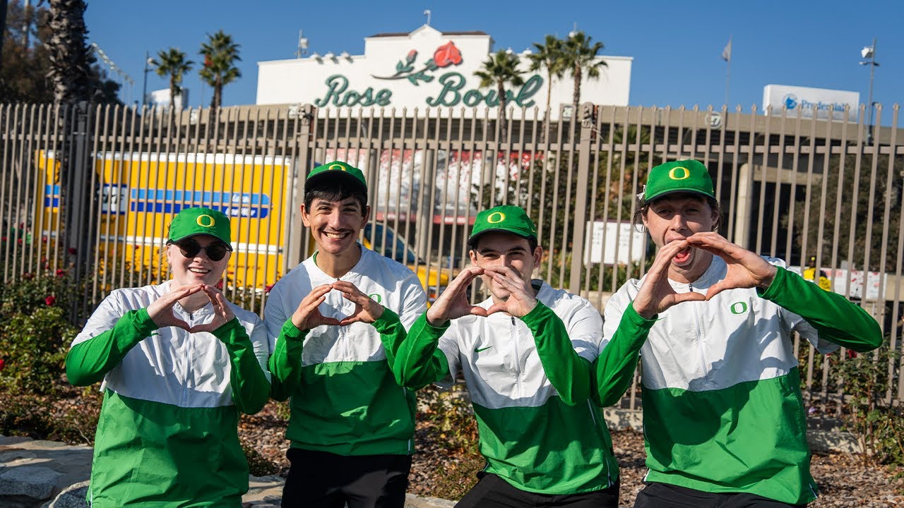 Road to Roses | Oregon vs Ohio State Rose Bowl | Oregon Marching Band