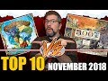 Top 10 hottest board games: November 2018 Top 10 hottest board games: November 2018