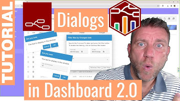 How to add dialogs windows in Dashboard 2.0 - simple dialogs, but also entry forms