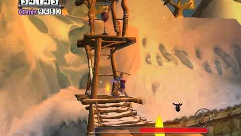 Rayman 3 SBTC part 2 scaffolding combo