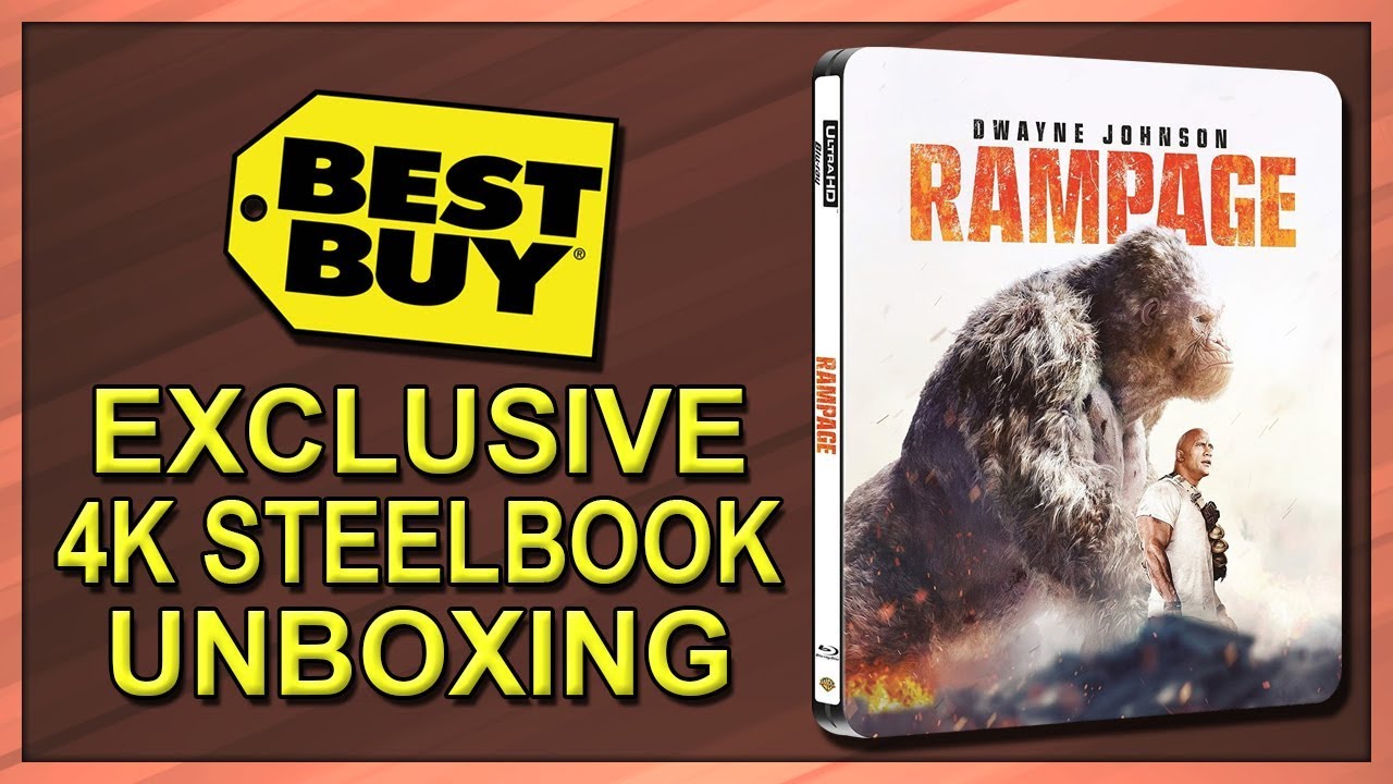 Download Rampage Best Buy Exclusive 4K+2D Blu-ray SteelBook Unboxing