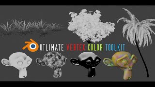 Blender Addon: Ultimate Vertex Color Toolkit for Game Art & Foliage
