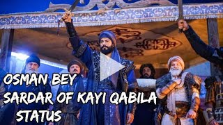 Osman Bey Oath Taking Ceremony As A Sardar Of Kayi Qabila , Satus Osman Bey Becoming Sardar Status