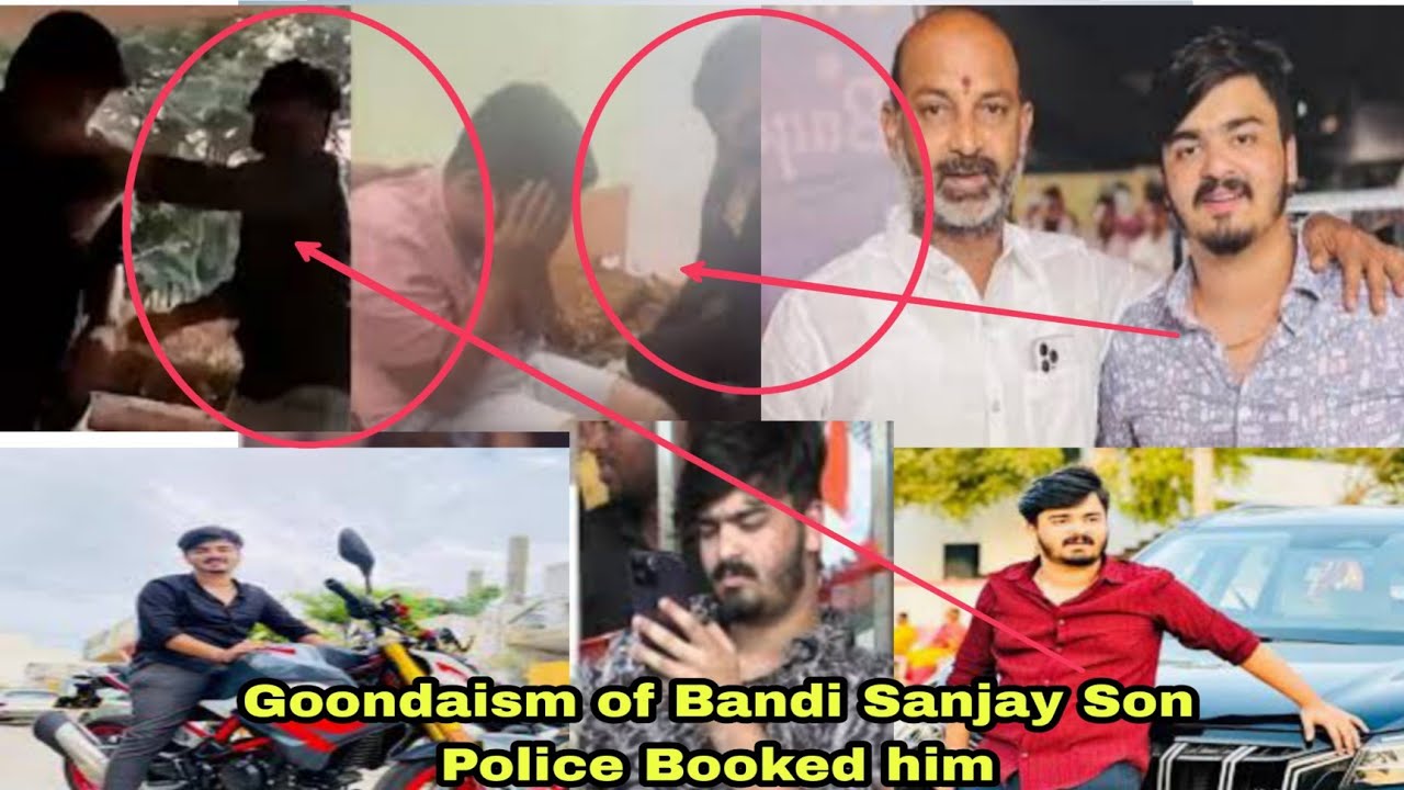 Bandi Sanjay Son Second Video going Viral Police Booked Him