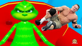 Escape The Evil Grinch + Save Trapped John Cena Let's Play Roblox Obby