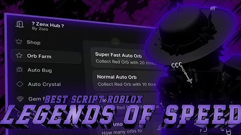 LEGENDS OF SPEED script - Auto Farm, Auto Glitch, Auto Crystal, Auto Rebirth, And Buy Trail & Egg