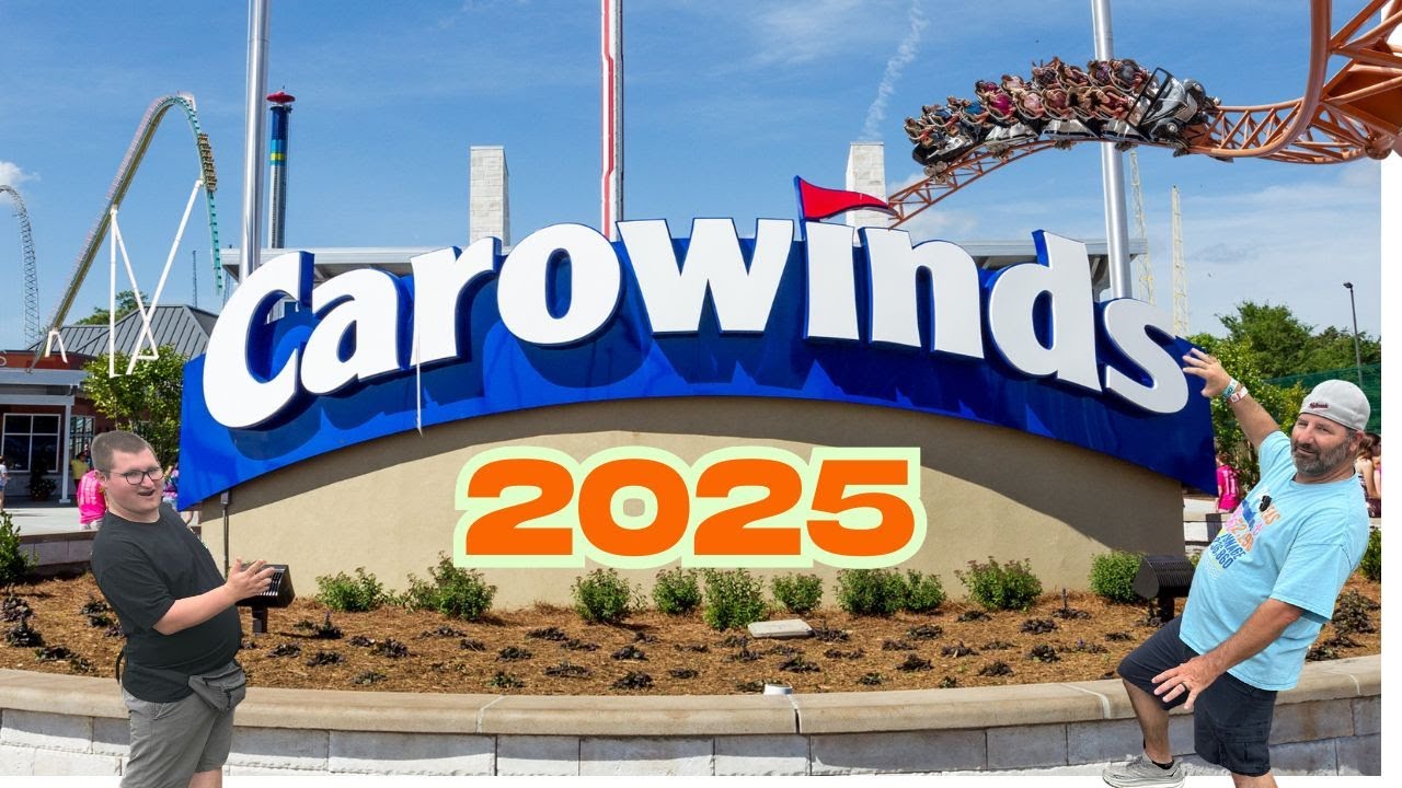 Carowinds 2025 | First time! | Roller Coasters | Food | Amusement Parks