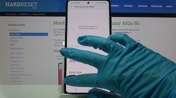 How to Change Font Size in SAMSUNG Galaxy A52s 5G – Make Font Larger / Smaller
