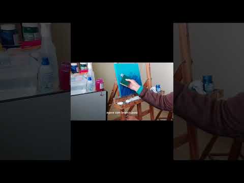 pintar com esponja/