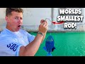 World's smallest fishing rod catches PET fish!