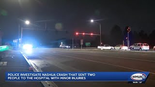Two taken to hospital after crash in Nashua, police say