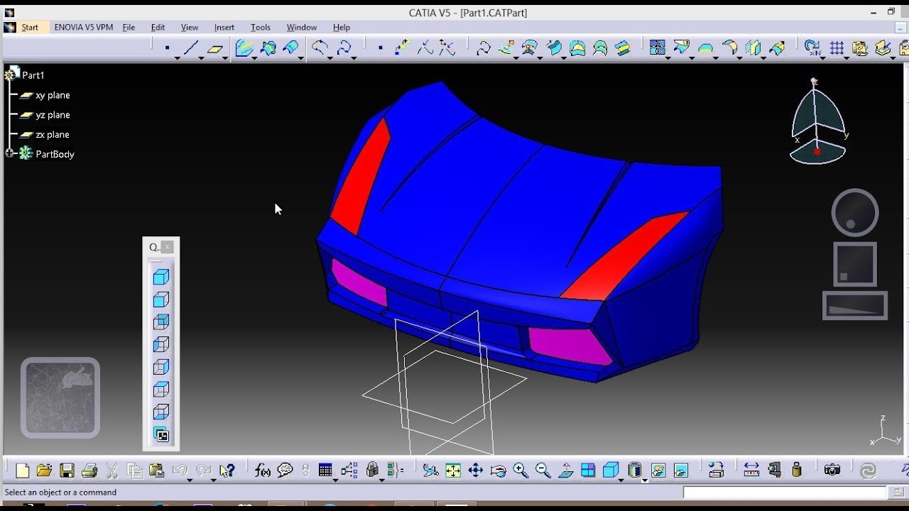 catia v6 2009 tutorial