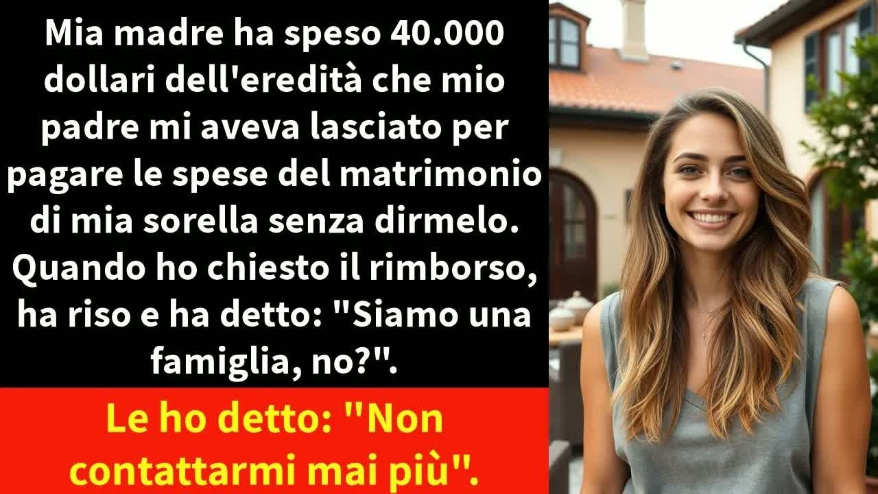 Quando mia madre mi ha chiesto cinquantamila dollari per salvare la casa di famiglia, ho sentito un nodo allo stomaco. Ero in cucina, il telefono premuto contro l'orecchio, e fuori pioveva come...