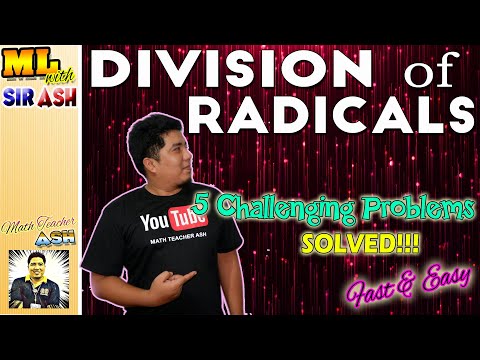 Dividing Radical Expressions