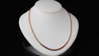 K18イエローゴールド製 8面トリプル 喜平ネックレス 30g 50cm　18K Gold Flat Link Chain Necklace