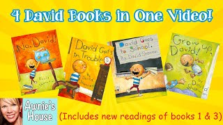 Kids Book Read Aloud: 4 DAVID SHANNON BOOKS (including new readings for 2 of the 4 books)