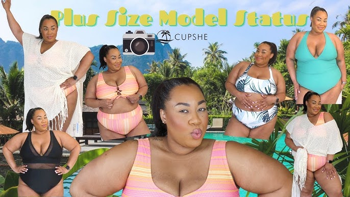 Cupshe x Tabria Majors Collection⎮HOT Girl Plus Size Swim Try-On
