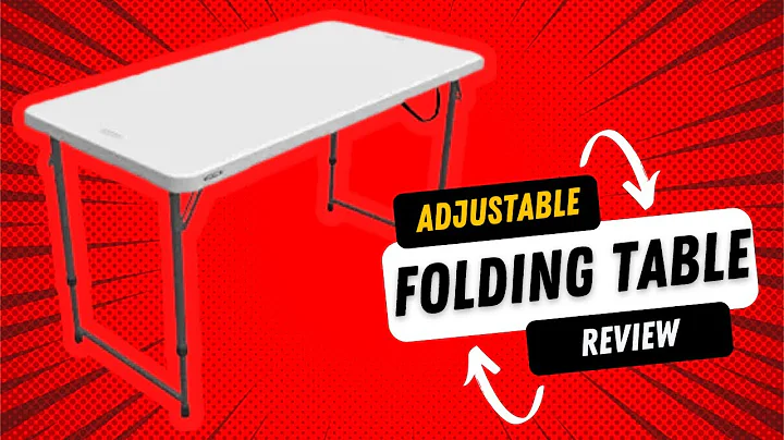 Lifetime Height Adjustable Craft Camping and Utility Folding Table Review