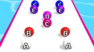 AZ Run 🥎 ABC Ball Runner Game Play Walkthrough Android iOS Part 3