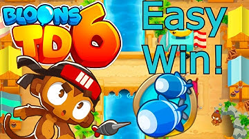 How to beat Bazaar on Double HP Moabs! (No Monkey Knowledge) Bloons TD 6