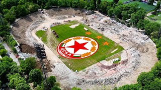 30.04.2024 || Реконструкция на стадион Българска армия || Разрушаване на сектор В