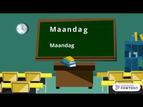 Video: Wat Is Die Dae Van Die Week In Engels?