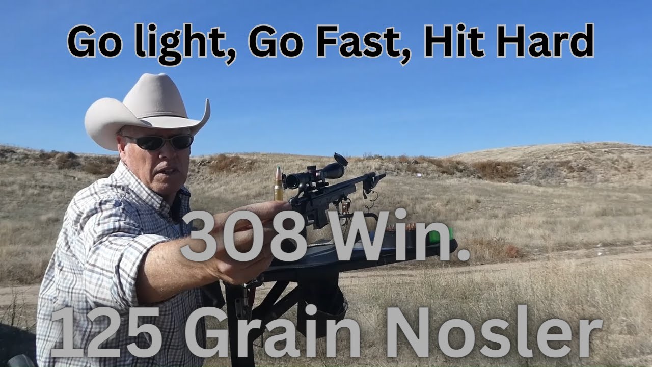 308 Win.125gr. Nosler/Varget Testing. Go Lighter, Go Faster, Hit Harder!