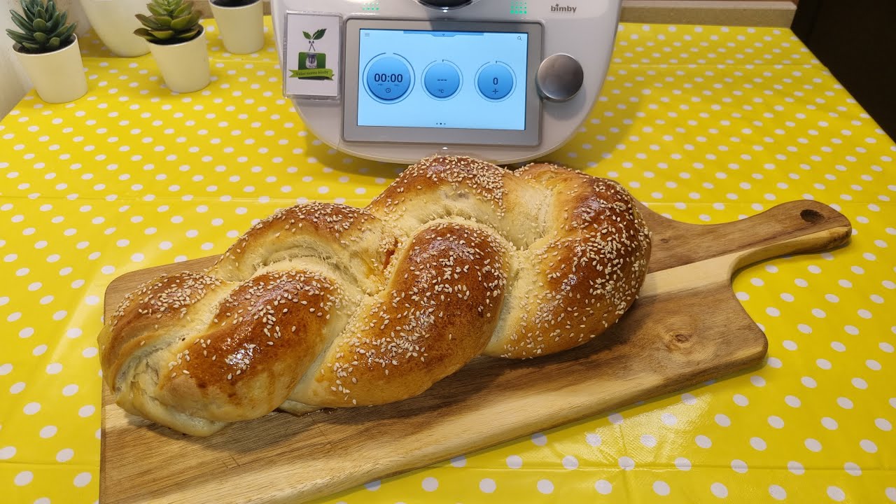 Treccia di pan brioche con salumi per bimby TM7 TM6 TM5 TM31 TM21