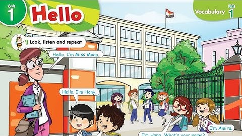 Connect Primary 1 Term 1 Unit 1 | Hello 👋