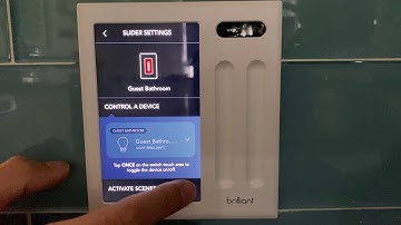 How to create a scene that includes a Brilliant Smart Dimmer Switch