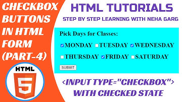 HTML Tutorials || How To Create Checkbox in HTML || Checkbox in HTML || Forms in HTML || Part-4
