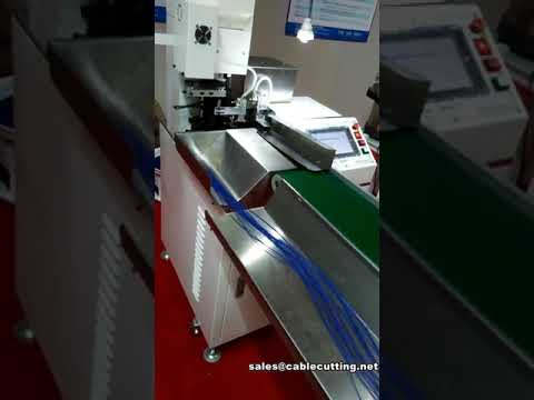 Wire cutting stripping crimping machine for long wire