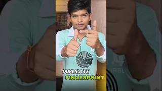 How to make duplicate fingerprint🧪😂#shorts #experiment