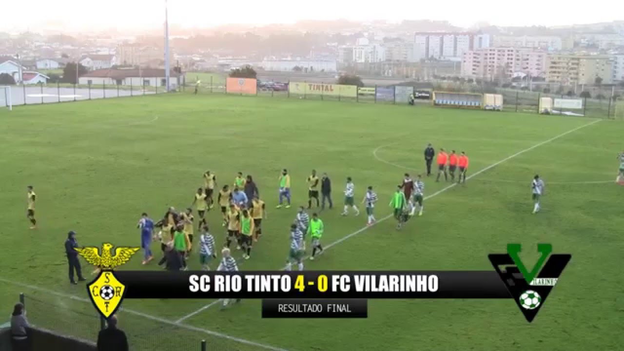 SC Rio Tinto - FC Vilarinho - Elite 2015-16 - YouTube