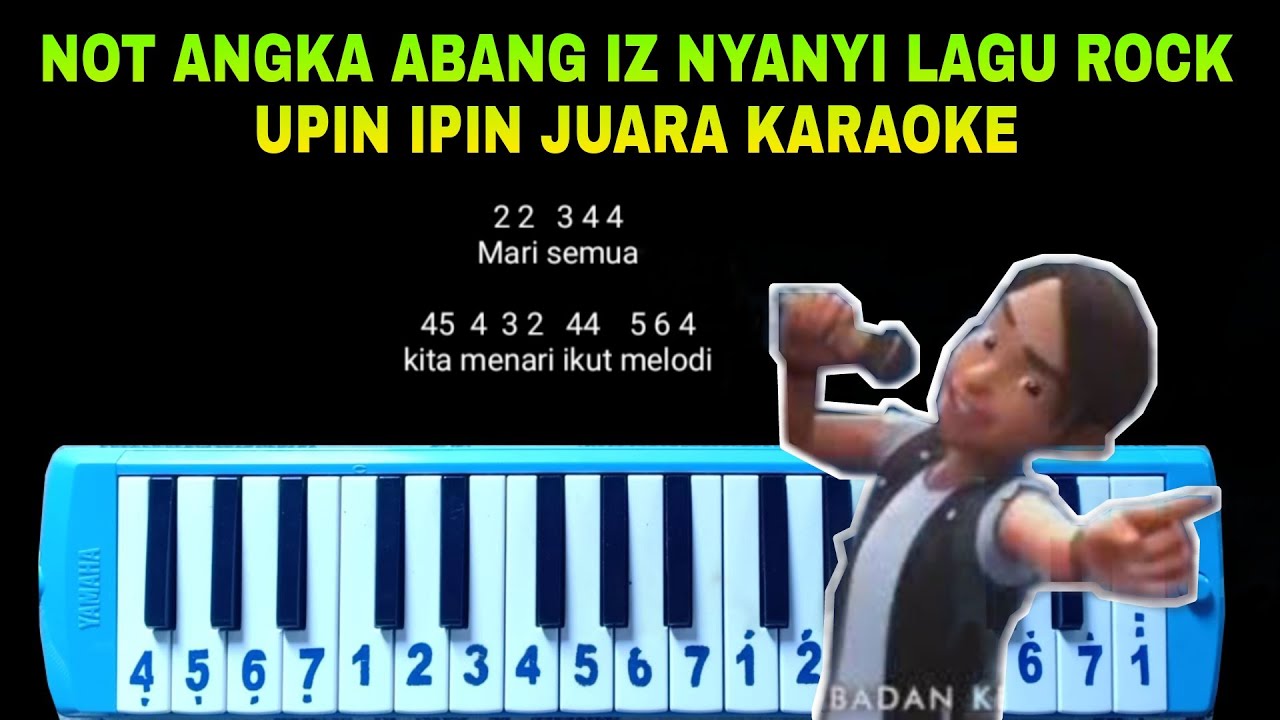 Not Pianika Abang Iz Nyanyi Lagu Rock | Juara Karaoke Upin Ipin