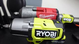 Ryobi 1/2 High Torque vs Milwaukee 1/2 High Torque Impacts
