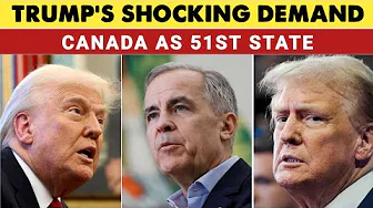 Trump repeats 51st state threat ahead of Carney meeting || USA TODAY NEWS