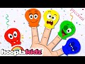 Воздушный шар Семья пальцев | Детские песни | Finger Family Songs | HooplaKidz Russian