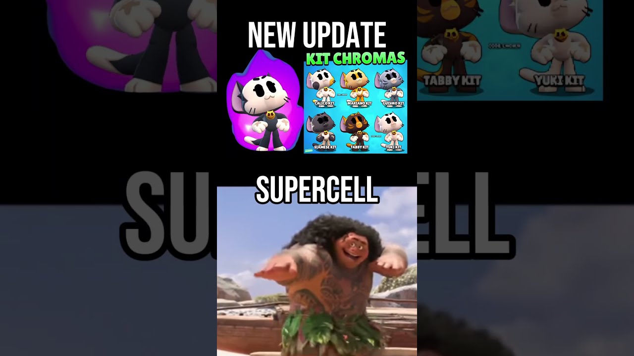 This Update Was Made For Kit Brawlstars Brawl Gaming Cat Cats