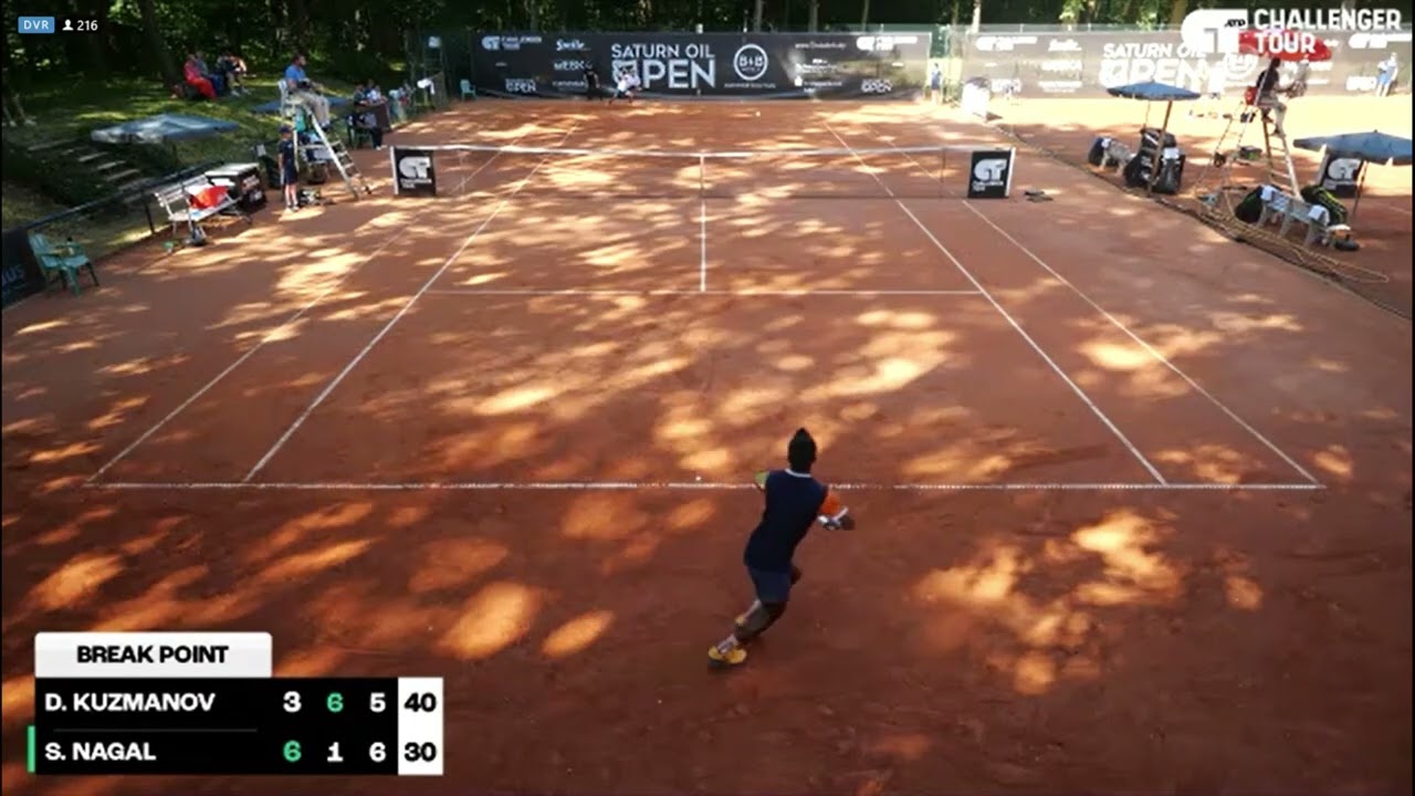 Sumit Nagal Vs Dimitar Kuzmanov - 2023 ATP Troisdorf Challenger R1