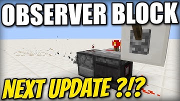 Minecraft PS4 - OBSERVER BLOCKS - NEXT UPDATE ?!? Xbox / PS3 / Wii U
