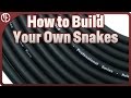 How to build your own snakes not just audio snakes