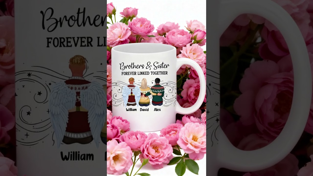 Custom Sibling Mug — Celebrate Brother & Sister Love 💛☕