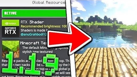 DOWNLOAD MCPE 1.19.51 SHADERS WITH RENDER DRAGON!!!