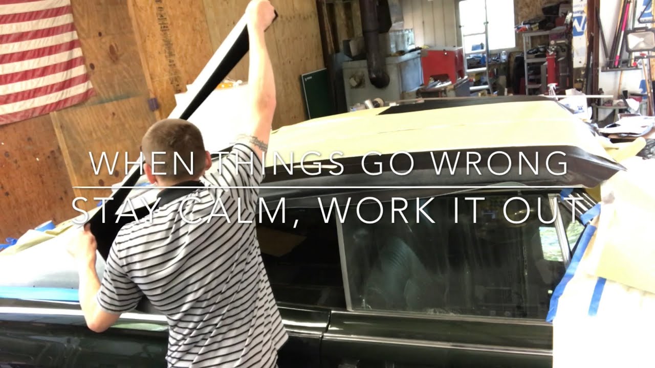 Project 1967 Charger: Vinyl Roof Installation