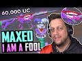 MAXED FOOL CRATE OPENING (I AM A FOOL) 60,000 UC LATER... PUBG Mobile