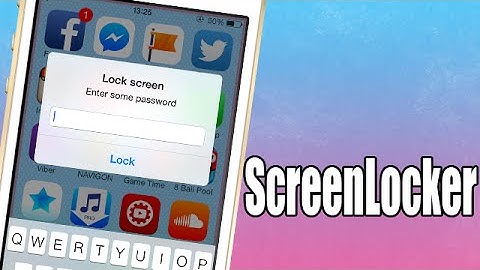 ScreenLocker - iOS 7 Cydia Tweak