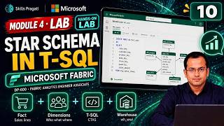 Full Module 4: A star schema in the warehouse with T-SQL - Hands-On Lab | Microsoft Fabric DP-600 News