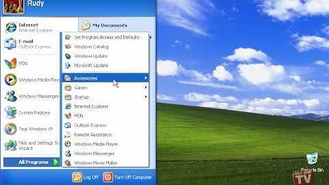 Set A Windows XP Restore Point First