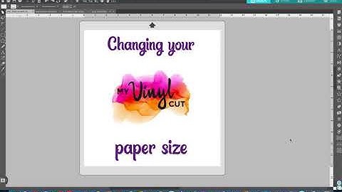 Changing your paper size in Silhouette Studio